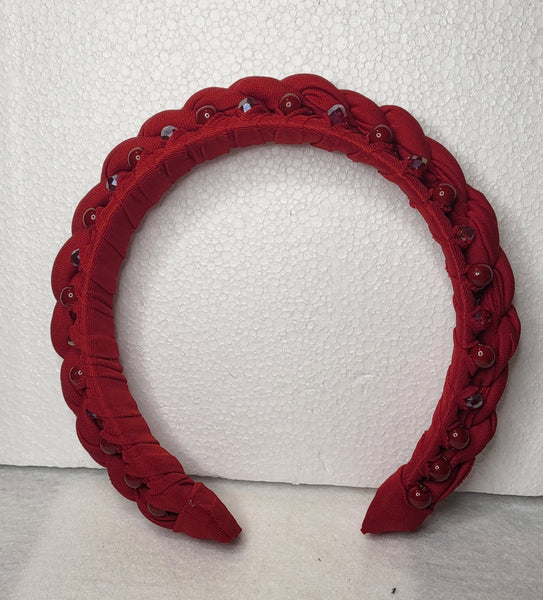 Red Handmade Headband