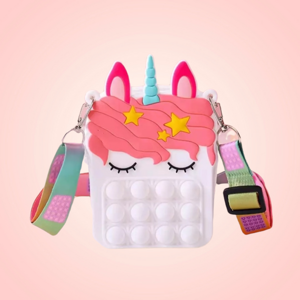 Unicorn Pop- It Crossbody Bag