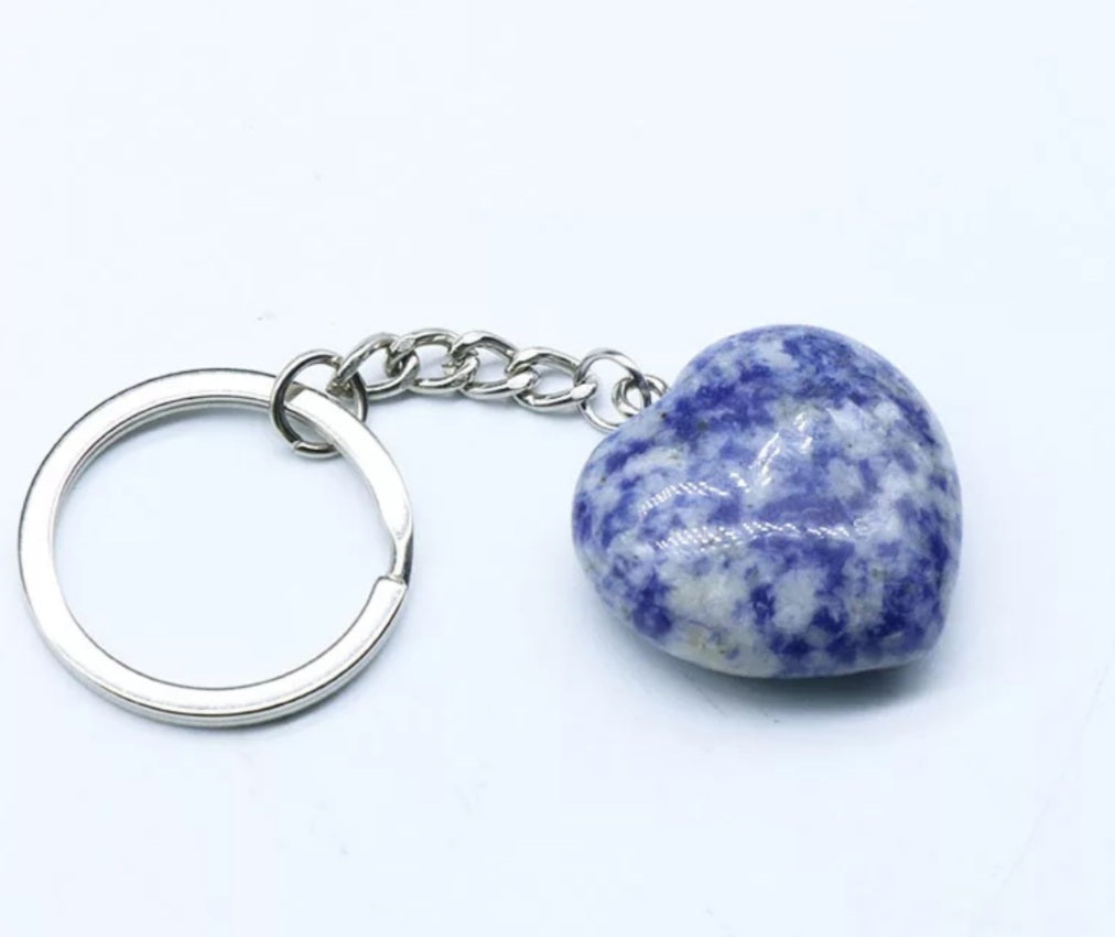 Healing Natural Stones Keychain