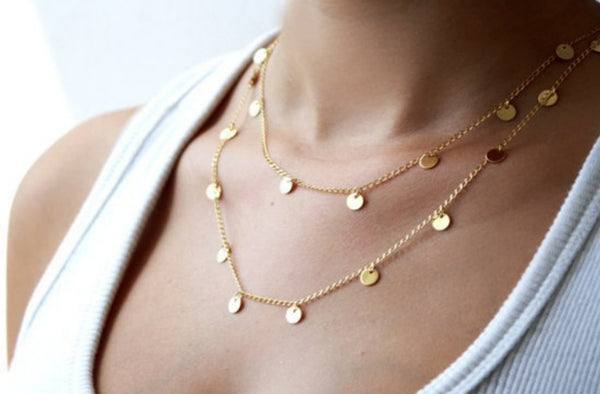 Long Sequin Necklace