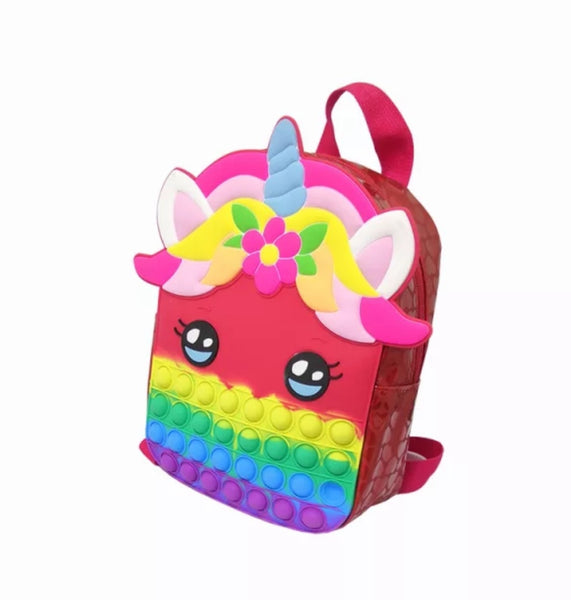 Unicorn Fidget Pop-It Backpack.