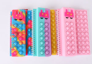 Pop-it Notebook Pencil Case.